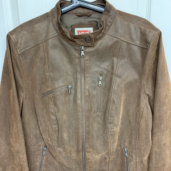 Levi’s Genuine Leather Jacket, 2xl. Worn ONCE! - Picture 1 of 2